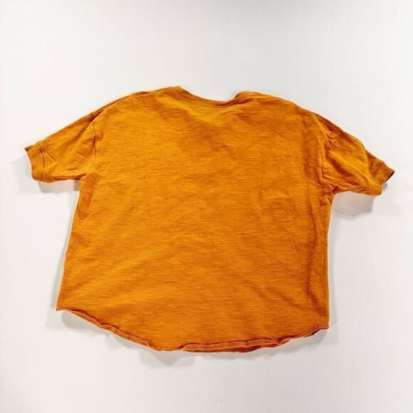 Madewell heavy cotton oversized tee with button collar XXS - Picture 2 of 8